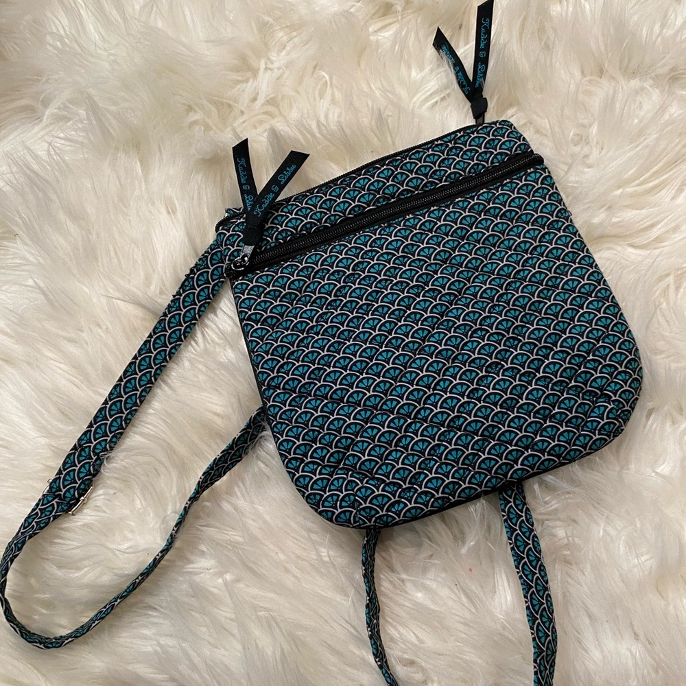 BLUE/BLACK/WHITE Crossbody Bag